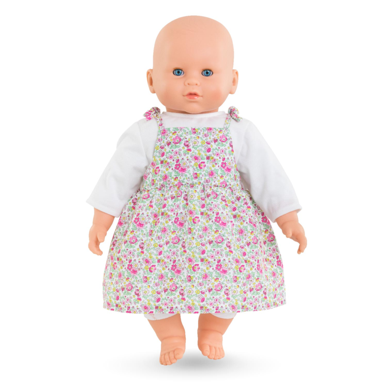 Robe Jardin en Fleurs pour poupon 42cm
