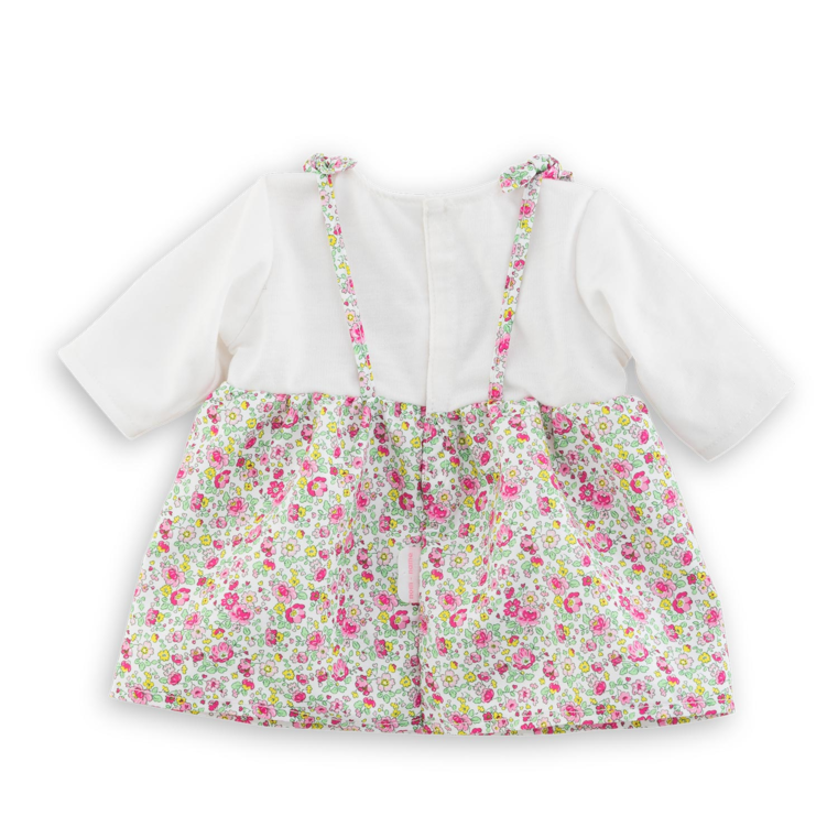 Robe Jardin en Fleurs pour poupon 42cm