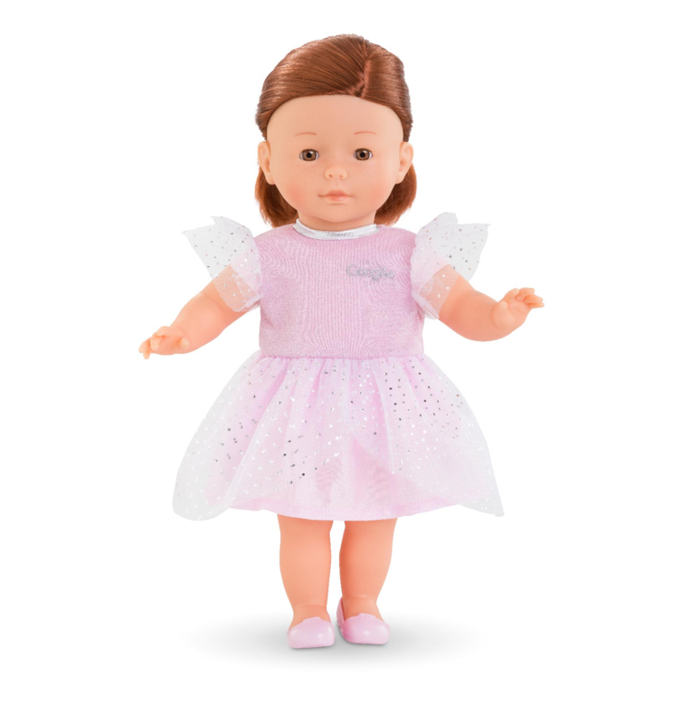 Robe Rose à Paillettes pour poupée ma Corolle
