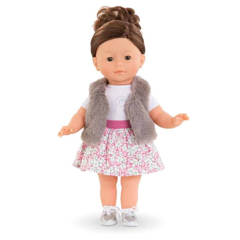 Veste Sans Manche Imitation Fourrure pour poupée ma Corolle