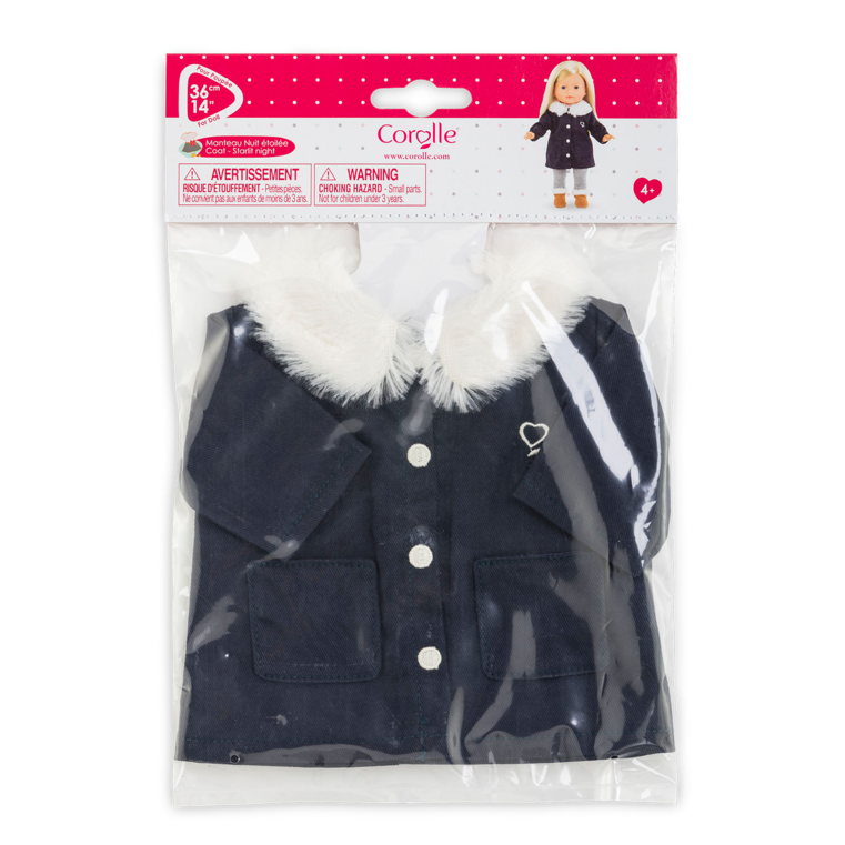 Manteau Nuit Etoilée pour poupée ma Corolle
