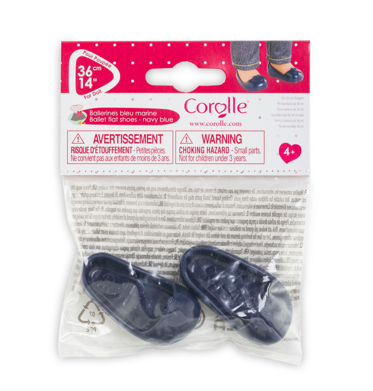 Ballerines Bleu Marine pour poupée ma Corolle