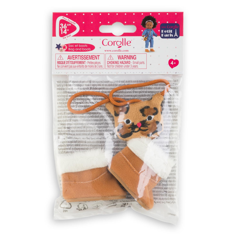 Sac et Boots Petit Paris pour poupée ma Corolle