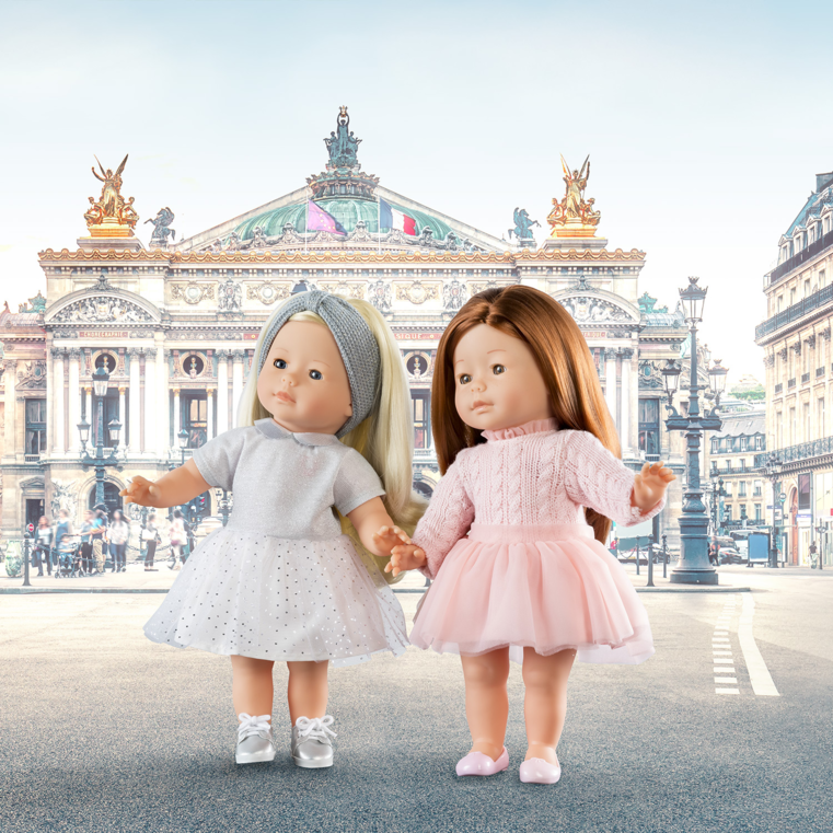 Bandeau et Chaussures Petit Paris pour poupée ma Corolle