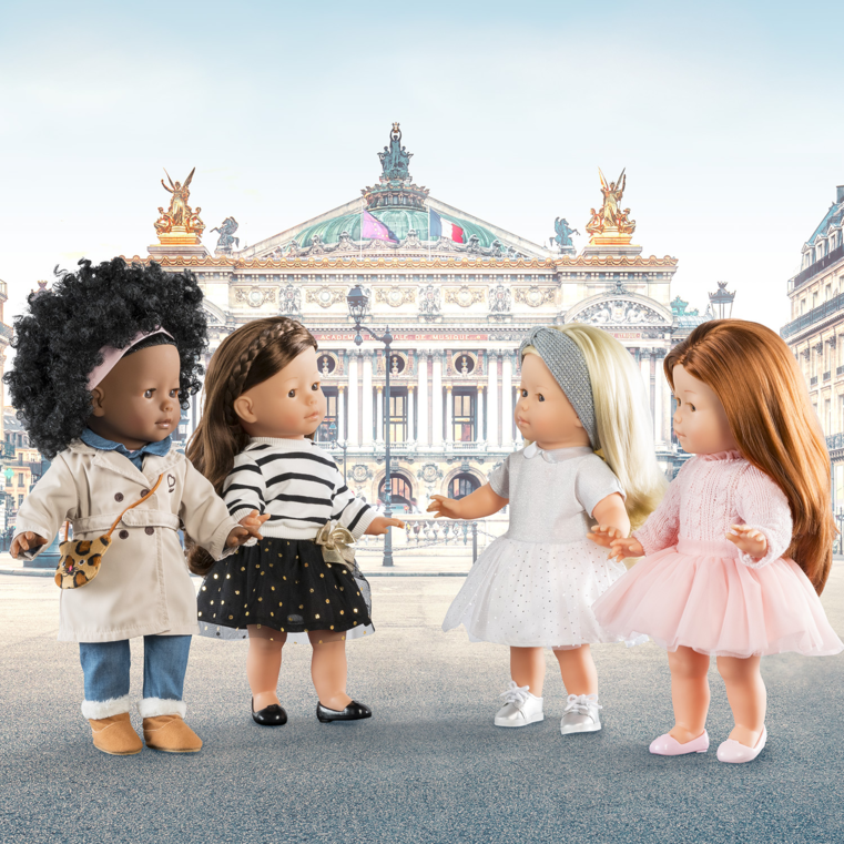 Bandeau et Chaussures Petit Paris pour poupée ma Corolle