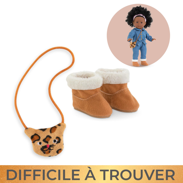 Sac et Boots Petit Paris pour poupée ma Corolle