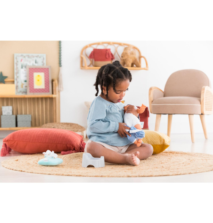 Pot et Lingette pour poupon 30 et 36 cm