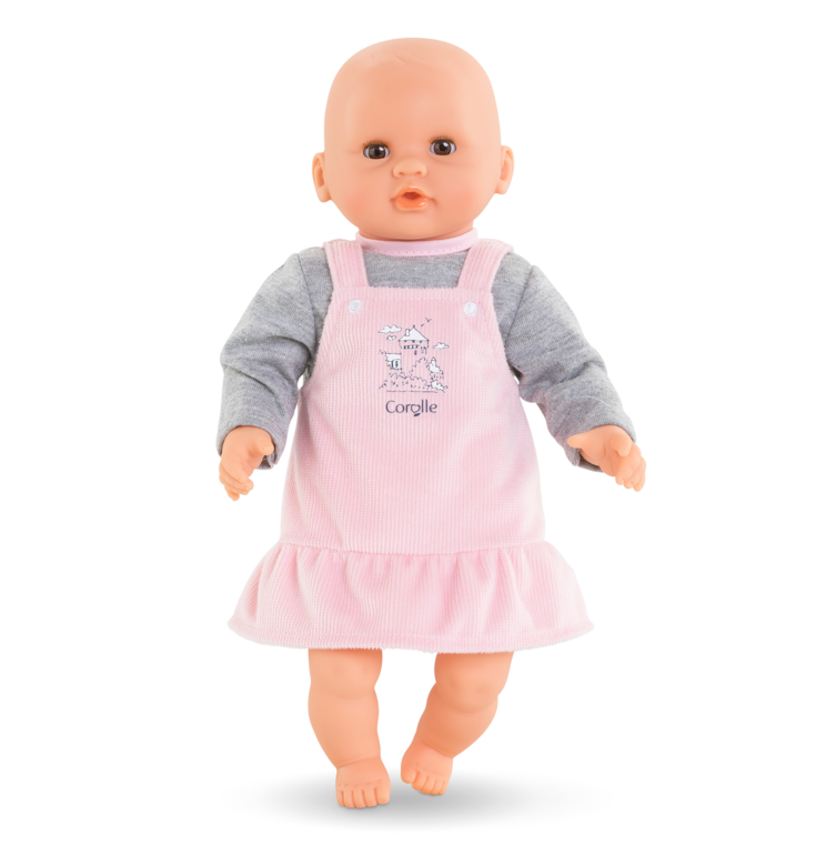 Robe et T-shirt Bords de Loire pour poupon 30 cm