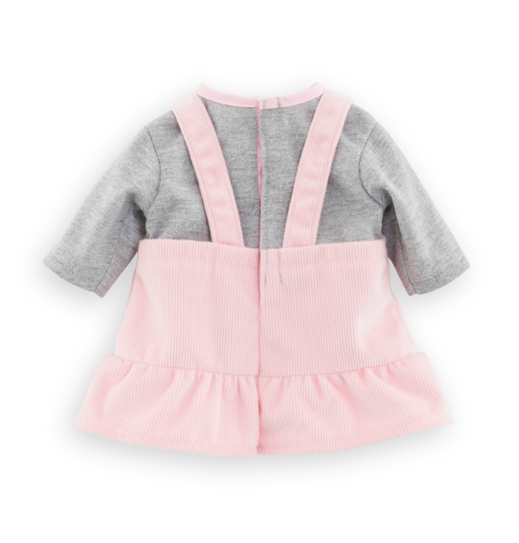 Robe et T-shirt Bords de Loire pour poupon 36 cm