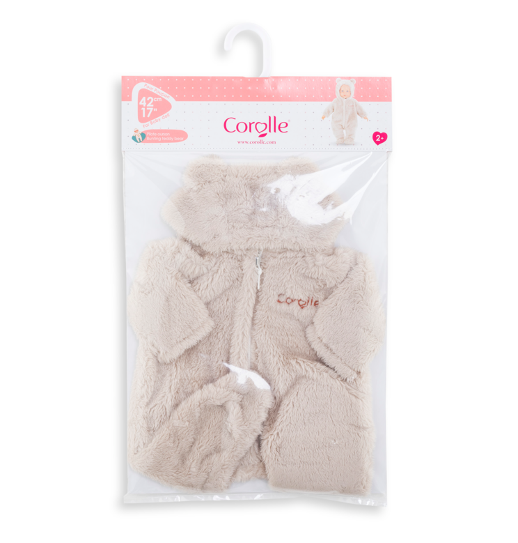 Combinaison Pilote Ourson pour poupon 42 cm