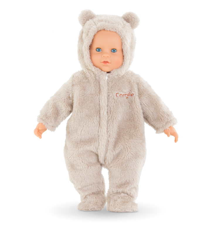 Combinaison Pilote Ourson pour poupon 42 cm