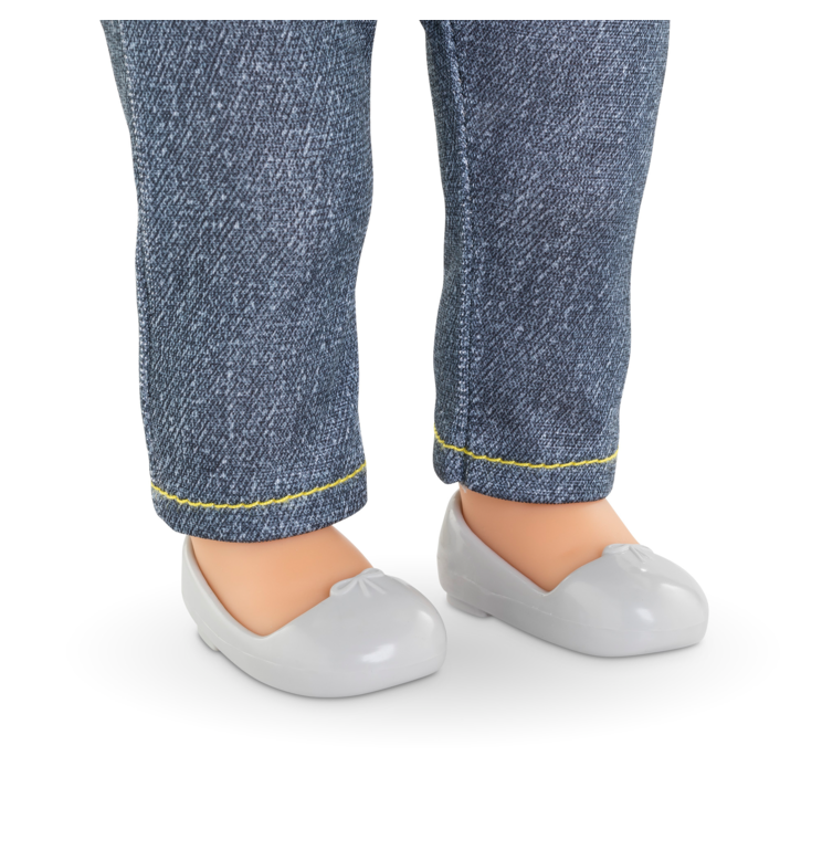 Ballerines Grises pour poupée ma Corolle