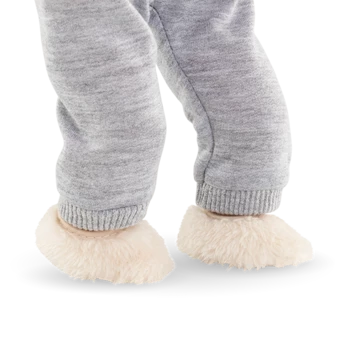 Chaussons Moumoute pour poupon 30 cm