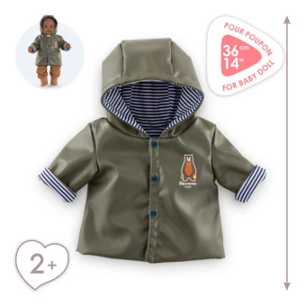 Ciré réversible Petit Explorateur pour poupon 36 cm