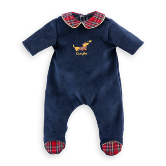 Pyjama Corolle en Fêtes pour poupon 30 cm