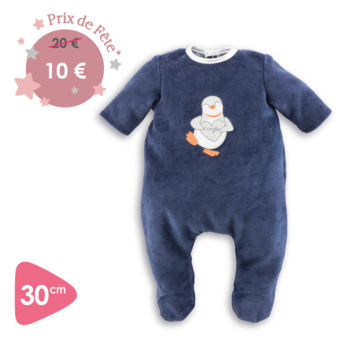 Pyjama Nuit Etoilée pour poupon 30 cm
