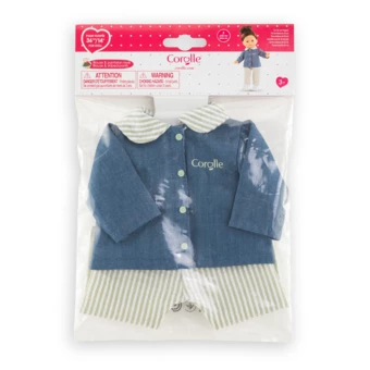 Ensemble Blouse & Pantalon Rayé pour poupée ma Corolle