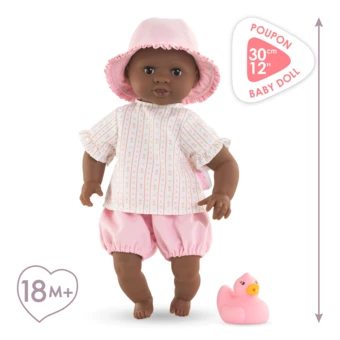 Poupon Bébé Bain Alyzée Tulipes