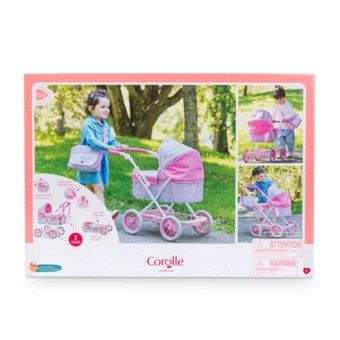 Landau Floral pour poupons 36 / 42 et 52 cm