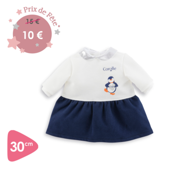 Robe Nuit Etoilée pour poupon 30 cm