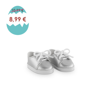 Chaussures Argentées pour poupée ma Corolle