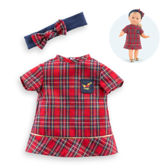 Robe et Bandeau Corolle en Fêtes pour poupée ma Corolle