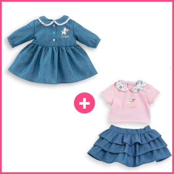 Dressing Week-End à Paris pour poupon 36 cm