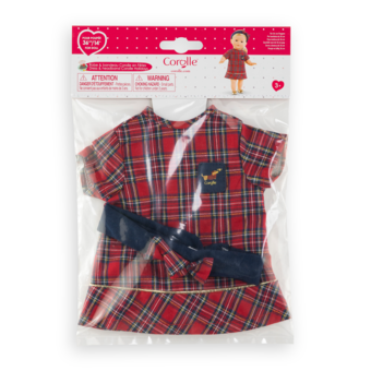 Robe et Bandeau Corolle en Fêtes pour poupée ma Corolle