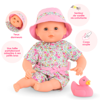 Mon Bébé Bain Coralie va au dodo
