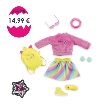 Dressing Fluo pour poupée Corolle Girls