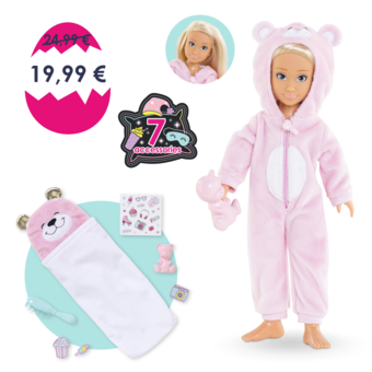 Coffret Poupée Corolle Girls Valentine Pyjama Party