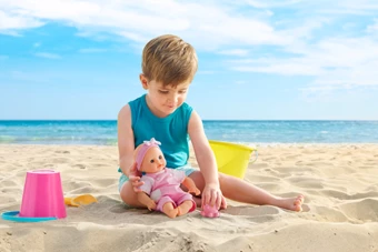 Poupon Bébé Bain Océane - Coquillages