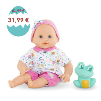 Poupon Bébé Bain Océane - Grenouille