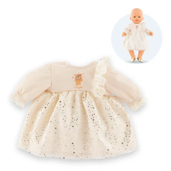 Robe Forêt Enchantée pour poupon 36 cm