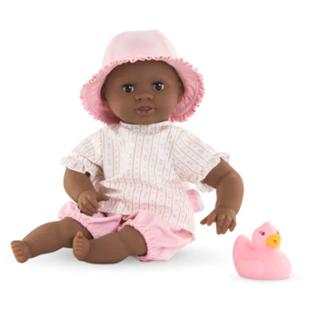 Poupon Bébé Bain Alyzée Tulipes