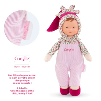 Doudou Miss Chic Rose Grenadine