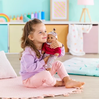 Poupon Bébé Calin Maria Rose Grenadine