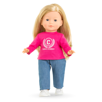 T-Shirt Fuchsia Corolle Academy pour poupée ma Corolle