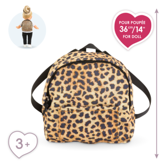 Sac à dos Léopard pour poupée ma Corolle
