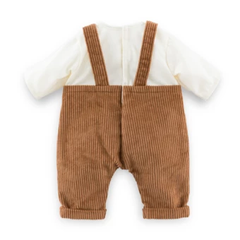 T-Shirt & Salopette Ours Petit Explorateur pour poupon 42 cm