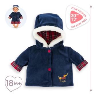 Mon Bébé Calin Margaux et Manteau Corolle en Fêtes