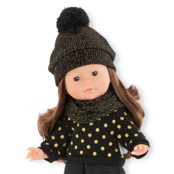 Bonnet et Snood Couture pour poupée ma Corolle