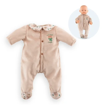 Pyjama Forêt Enchantée pour poupon 42 cm
