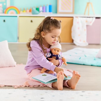 Poupon Bébé Calin Maël - Ourson