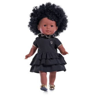 Look Robe Noire & Ballerines pour poupée ma Corolle