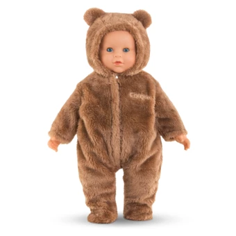 Pilote Ours Brun pour poupon 42 cm