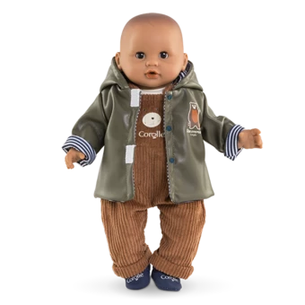 Ciré réversible Petit Explorateur pour poupon 30 cm