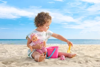 Poupon Bébé Bain Océane - Coquillages