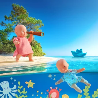 Coffret Poupon Mini Bain