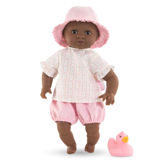 Poupon Bébé Bain Alyzée Tulipes